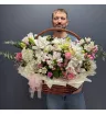 Цветы в корзине «Зыбкая любовь»