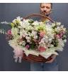 Цветы в корзине «Зыбкая любовь» 3