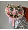 Букет с гортензией «Солнечный» 1