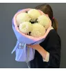 Букет одноголовых хризантем &laquo;Касабланка&raquo;