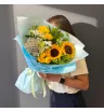 Букет с французской розой &laquo;Вернисаж&raquo;