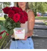 Комбо &laquo;Красные розы и raffaello&raquo;