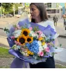 Букет с подсолнухами &laquo;Солнце в глазах&raquo;