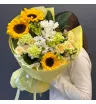 Букет с подсолнухами &laquo;Солнечный свет&raquo;
