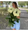 Букет с белыми розами «Приятная симпатия»