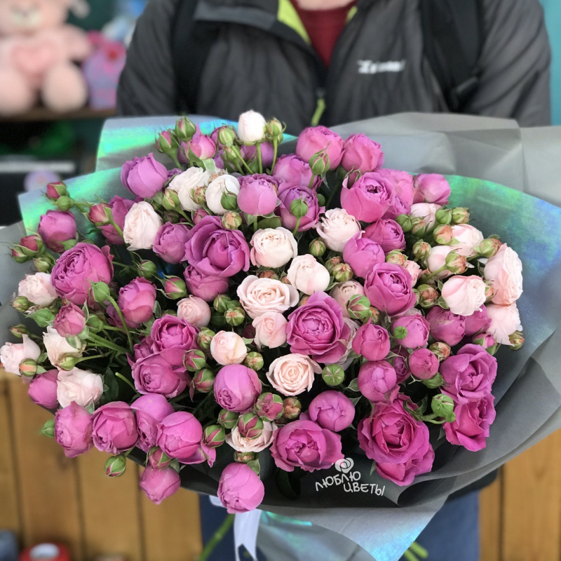 Букет с розами «Гармония цветов»