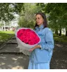 Букет из 25 розовых роз «Шарм» 2