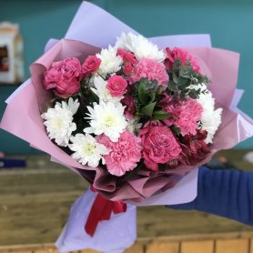 Букет «Первый поцелуй» от интернет-магазина «Люблю цветы» в Красноярске