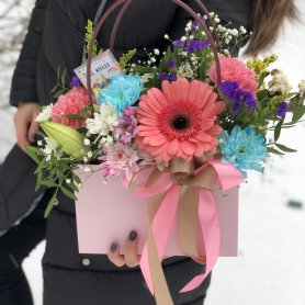 Букет «Цветочная мелодия» от интернет-магазина «Люблю цветы» в Красноярске
