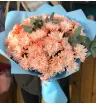 Хризантемы «Персиковое облако»