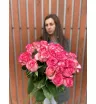 Букет из 25 роз «Карусель» 1
