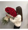 Букет из 101 красной розы «Дикая страсть» 2