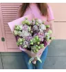 Букет с эустомой «Серверное сияние»