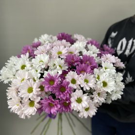 Букет «Радость из ромашек» от интернет-магазина «Люблю цветы» в Красноярске