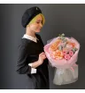 Букет сборный с пионами &laquo;Лазурный берег&raquo;