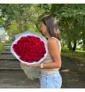 Букет из 35 красных роз «Страстный поцелуй» 2