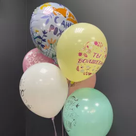 Сет для девушки С днем рождения от интернет-магазина «Люблю цветы» в 