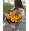 Букет желтых роз «Пламя» 4