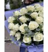 25 белых роз «Белая вуаль» 1