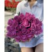 Букет из 25 роз «Сиреневый заказ»