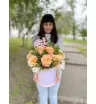 Розы в коробке «Солнечный луч» 3