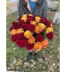 Букет из 51 розы «Осеннее настроение»