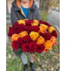 Букет из 51 розы «Осеннее настроение» 1
