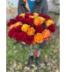 Букет из 51 розы «Осеннее настроение» 3