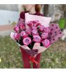 Букет из 15 фиолетовых роз «Фиолетовое настроение» 1