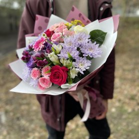 Букет «Оттепель» от интернет-магазина «Люблю цветы» в Красноярске