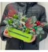 Композиция с нобилисом «Предновогодняя суета»