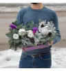 Композиция с нобилисом «Зимняя вишня» 1