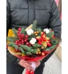 Букет с нобилисом «Новогодняя ночь» 2