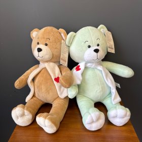 Мягкая игрушка &laquo;Радужный медведь&raquo; от интернет-магазина «Люблю цветы» в 