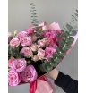 Букет с кустовой розой «Обворожительный заказ» 1