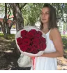 Букет из 15 красных роз «Красный бархат» 1