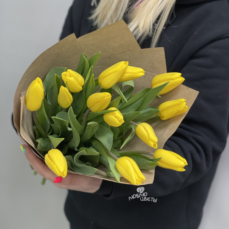 Букет с тюльпанами «Весна в душе»