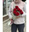 Букет с красной розой «Бархатный закат» 2