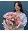 Букет сборный с пионами &laquo;Пылкая любовь&raquo;