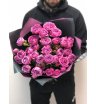 Букет с розовыми розами «Нежное чувство»