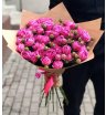 Букет с розовыми розами «Нежное чувство»