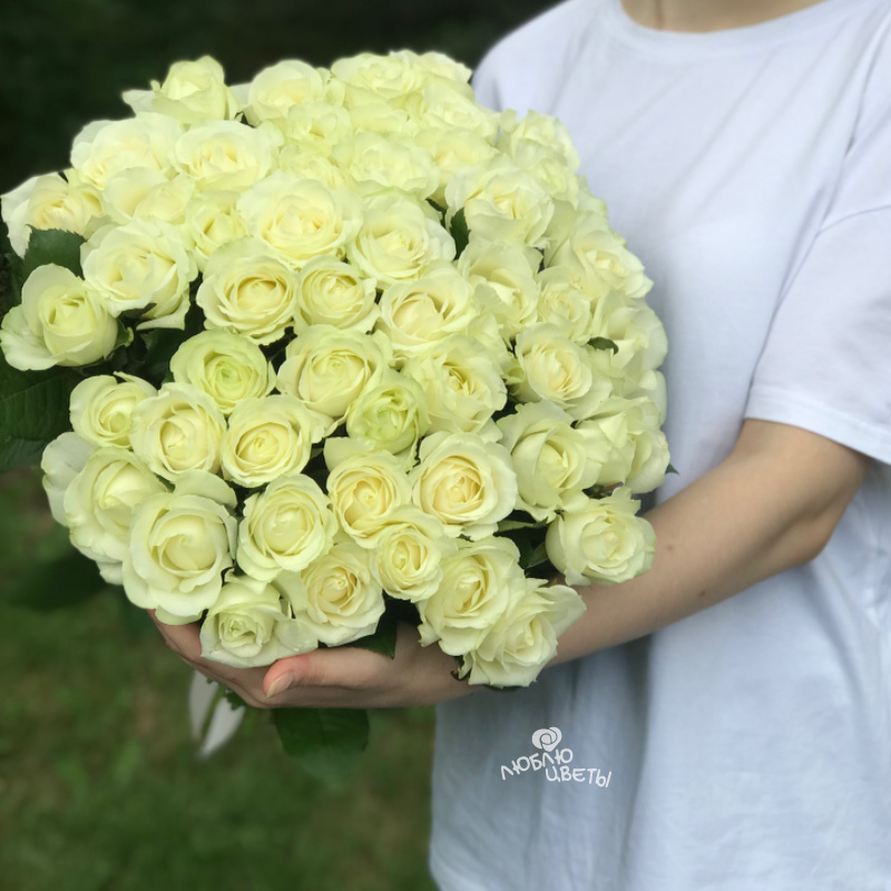 Букет белых роз «Волшебство рядом» 1