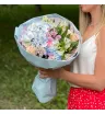 Букет с гортензией «Безупречный взгляд»