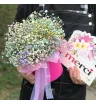 Комбо «Гипсофила в коробке и конфеты Merci” 2