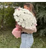 Букет из белых хризантем «Северное сияние» 1