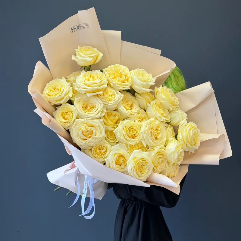 Букет пионовидных роз &laquo;Магия природы&raquo;