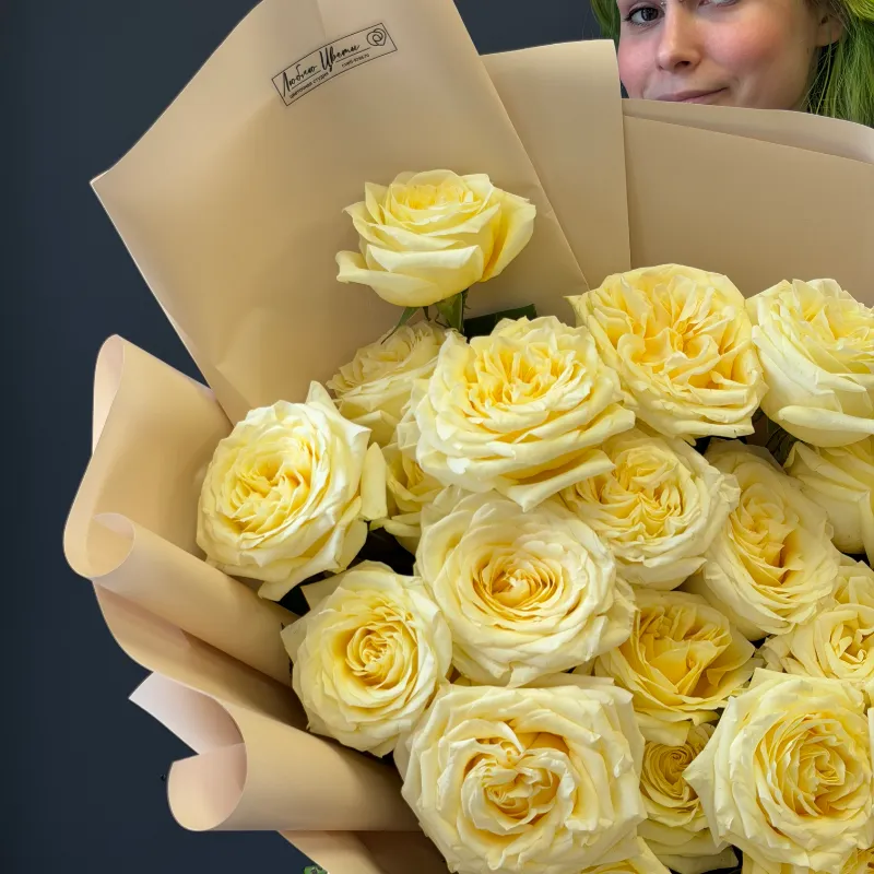 Букет пионовидных роз &laquo;Магия природы&raquo;