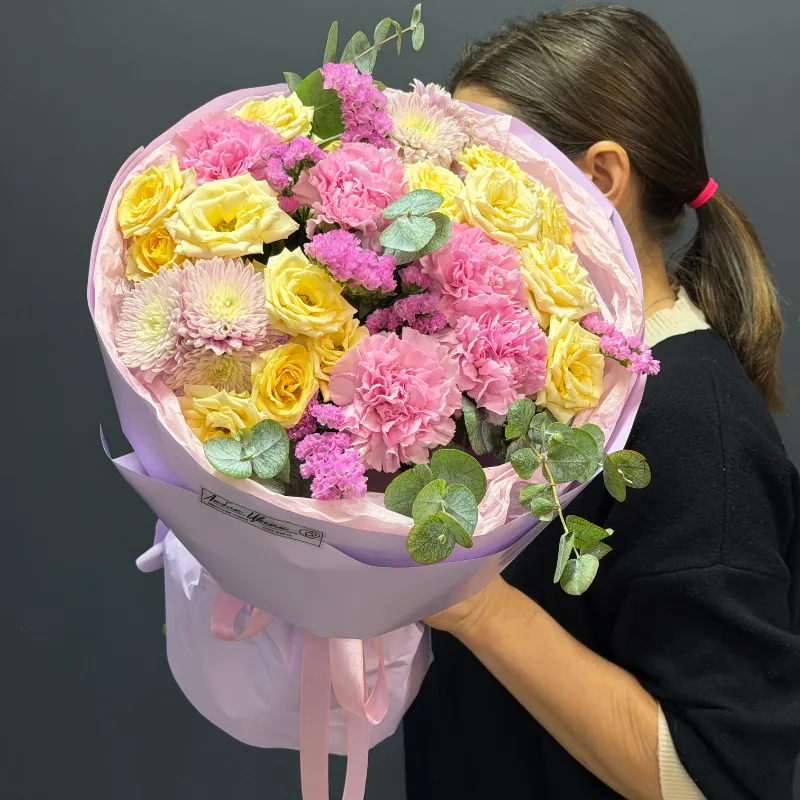 Сборный букет &laquo;Розовая мечта&raquo;