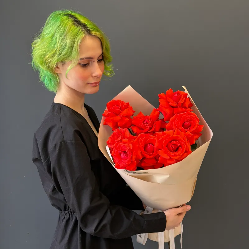 Розовые розы &laquo;Приятный день&raquo;