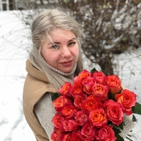 Флорист компании «Люблю цветы» - Наталья